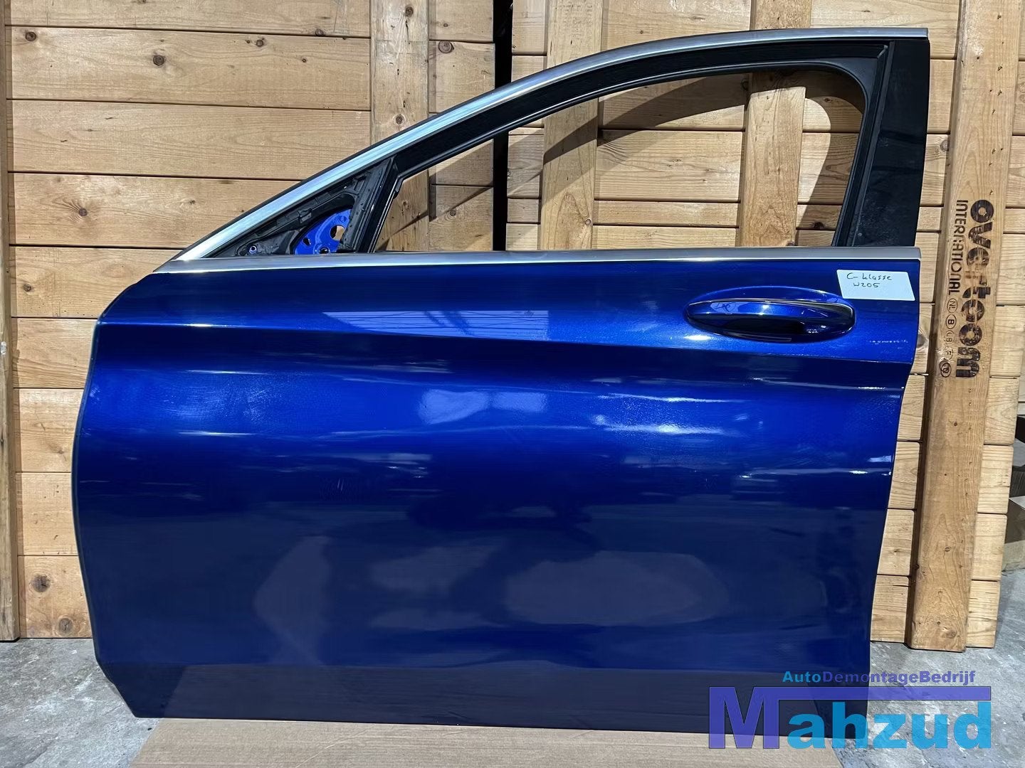MERCEDES C KLASSE W205 Blauw links voor deur 2013-2021, Gebruikt, Mercedes-Benz AG, Deur, Mercedes-Benz