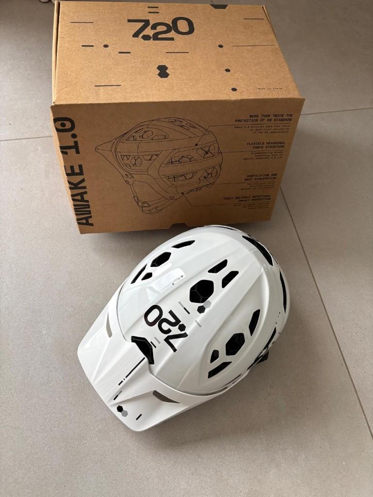 Casque de vélo MTB 720 Awake, blanc, Enlèvement ou Envoi, Neuf, M