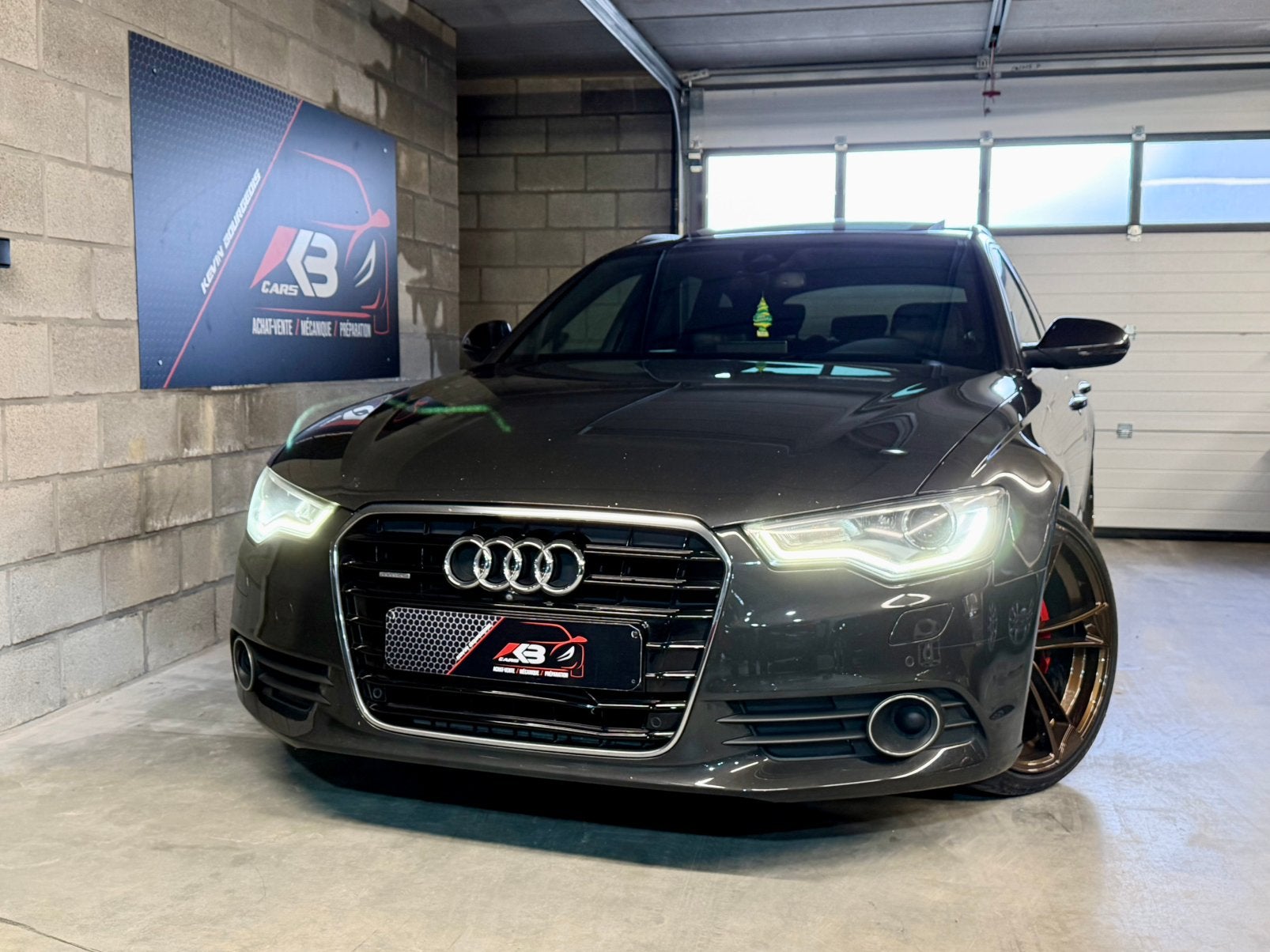 Audi A6 C7 Break • 3L TDI 205PK • Quattro • S-Line, Auto's, Automaat, Euro 5, Zwart, Lichtsensor
