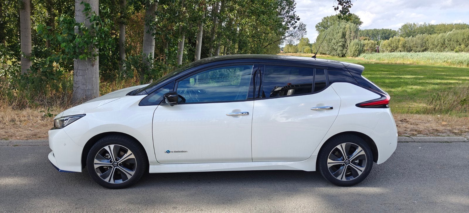 Nissan leaf 62kw Tecna, Autos, Cuir, Achat, Entretenue par le concessionnaire, Noir