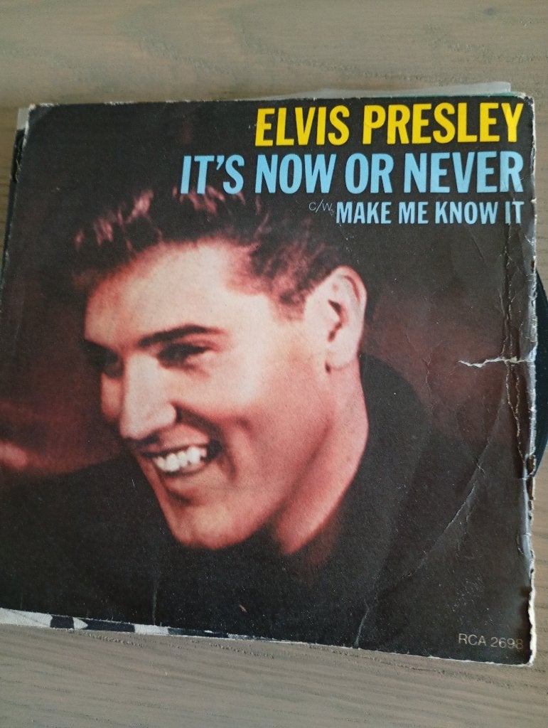 Elvis Presley - It's now or never, Cd's en Dvd's, Vinyl Singles, Gebruikt, Verzenden, 7 inch, Fotohoes