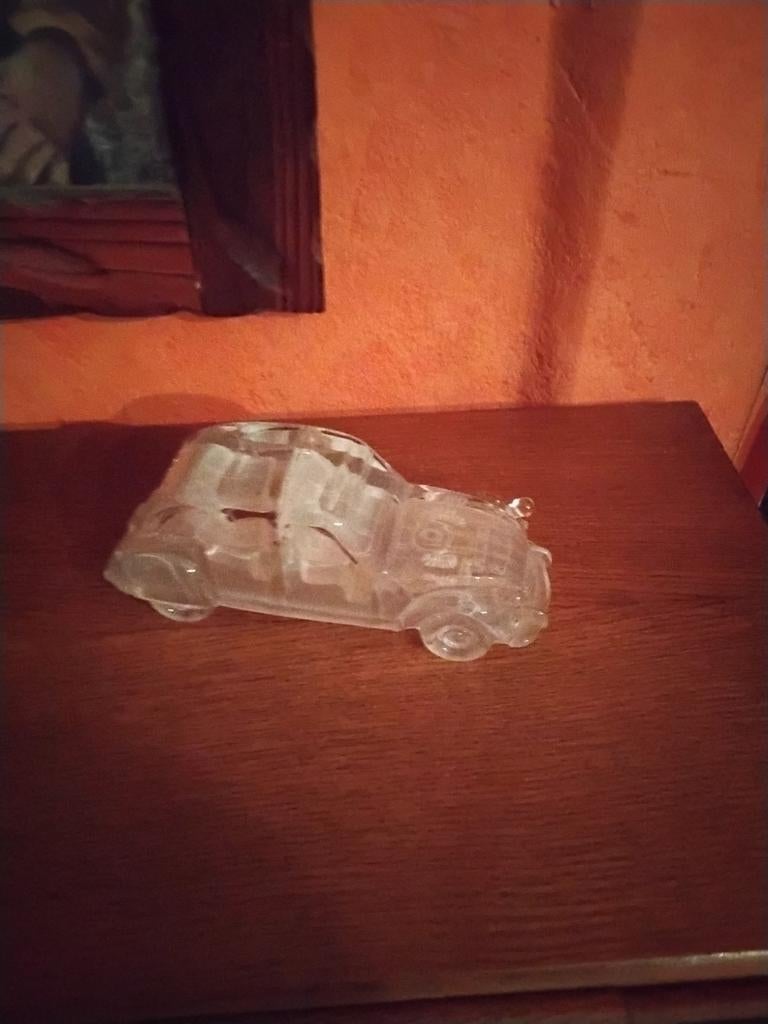 Citroën 2cv minature en cristal, Enlèvement