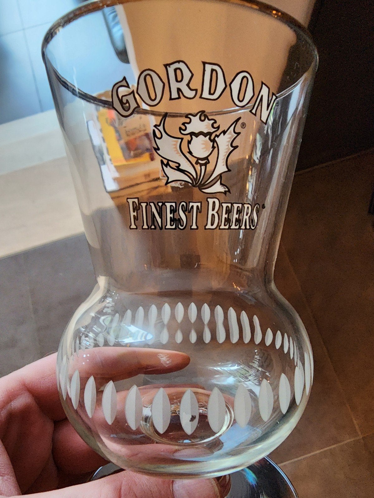 ancien verre Scotch Gordon, Collections, Enlèvement