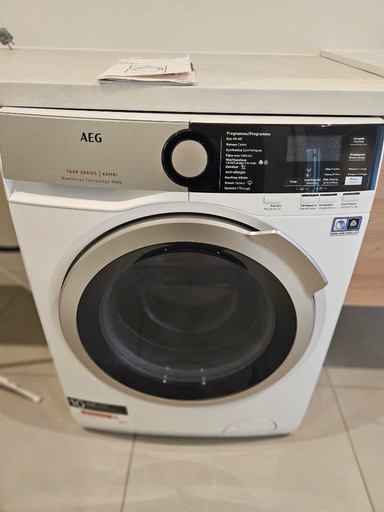 was-droogmachine, Ophalen, 8 tot 10 kg, Voorlader, 90 tot 95 cm