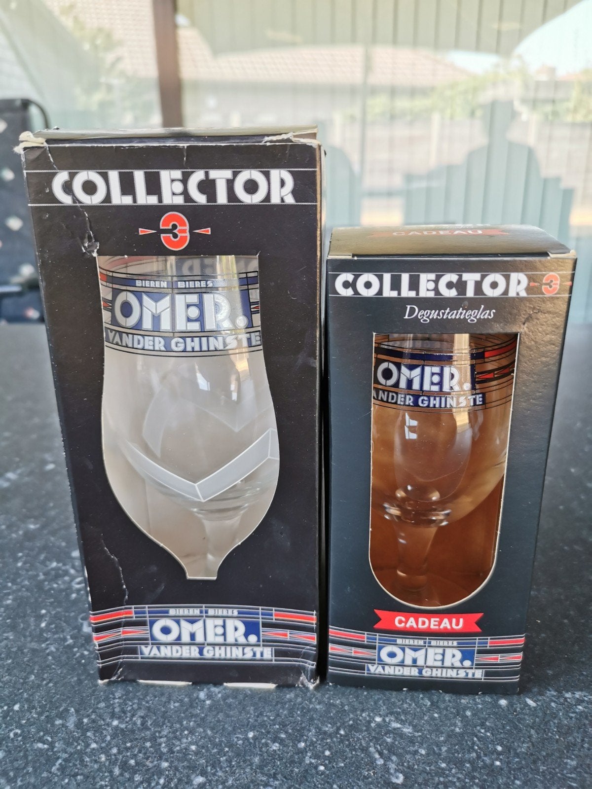 Omer Collector glas Nr 3 en Degustatie glas, Verzamelen, Ophalen of Verzenden