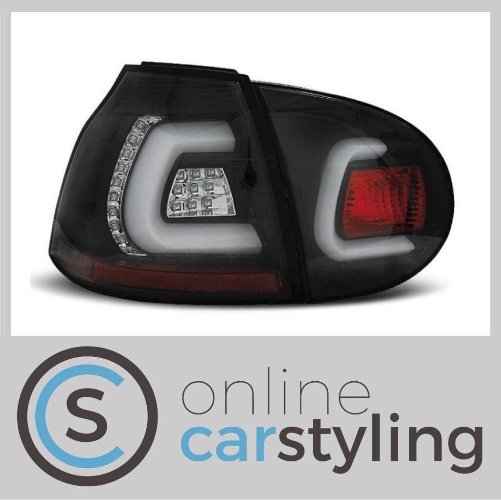 LED Achterlichten VW Golf V Zwart Lightbar design, Auto-onderdelen, -, Volkswagen, -, Nieuw