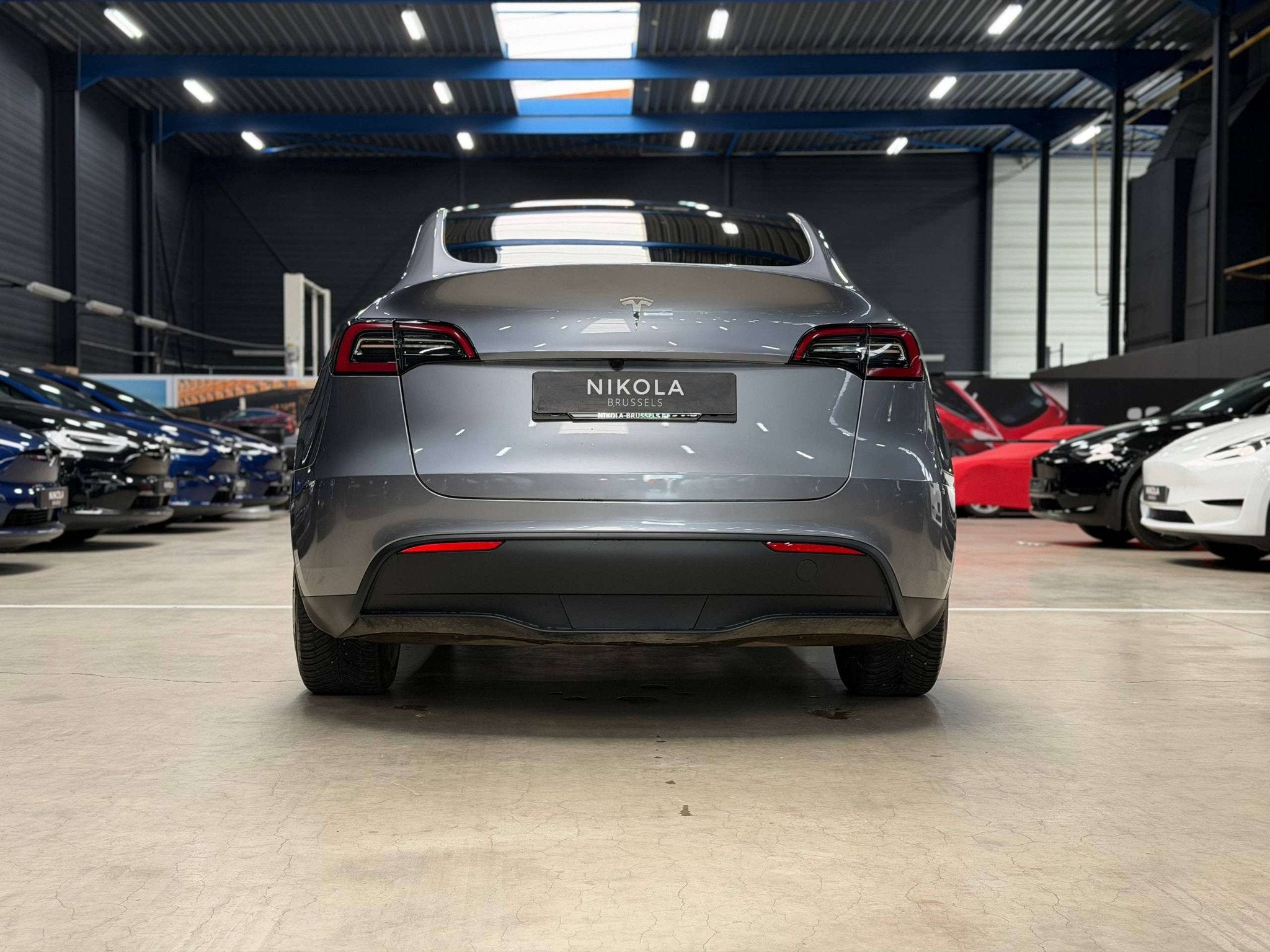Tesla Model Y MODEL Y LONG RANGE RWD - HW4 - TOW HOOK - PANO, Auto's, Achterwielaandrijving, Gebruikt, Zwart, 600 km