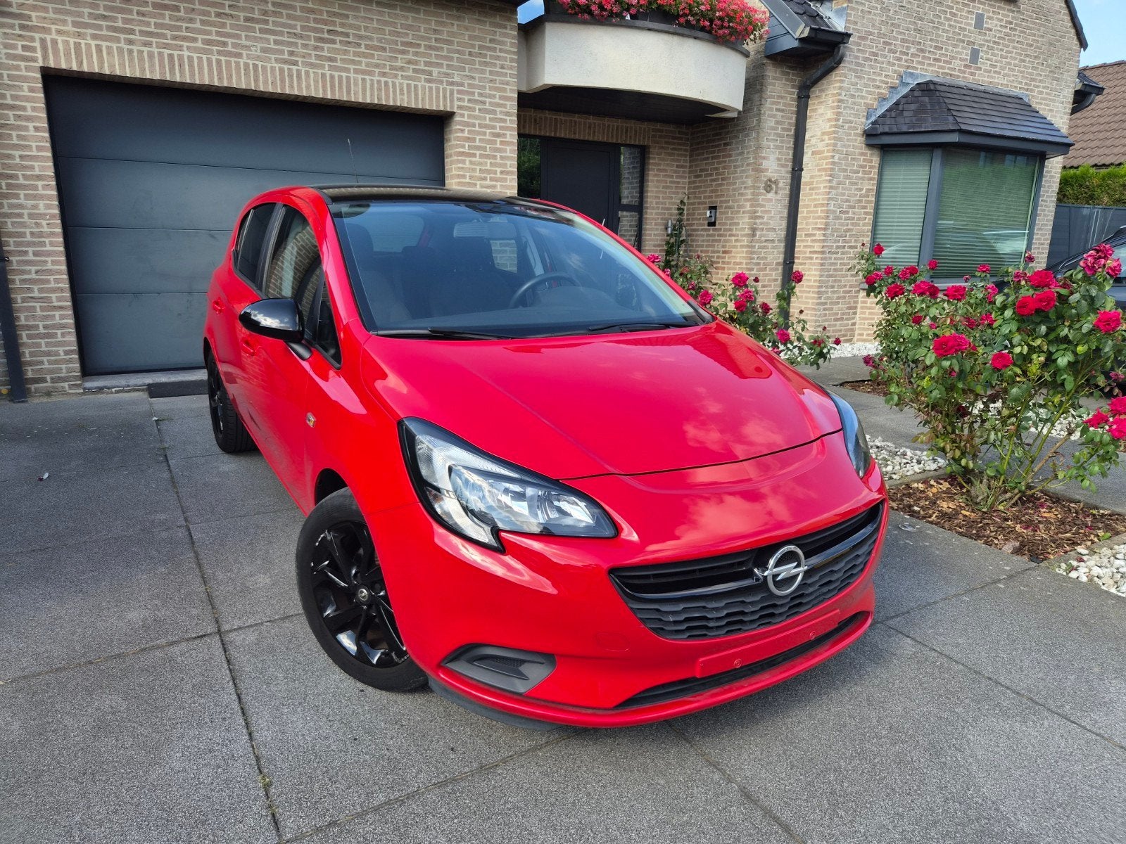 Opel Corsa 1.2i Black Edition / GPS / CRUISE /** TOP DEAL **, Autos, Opel, Rouge, Achat, Euro 6, Entreprise
