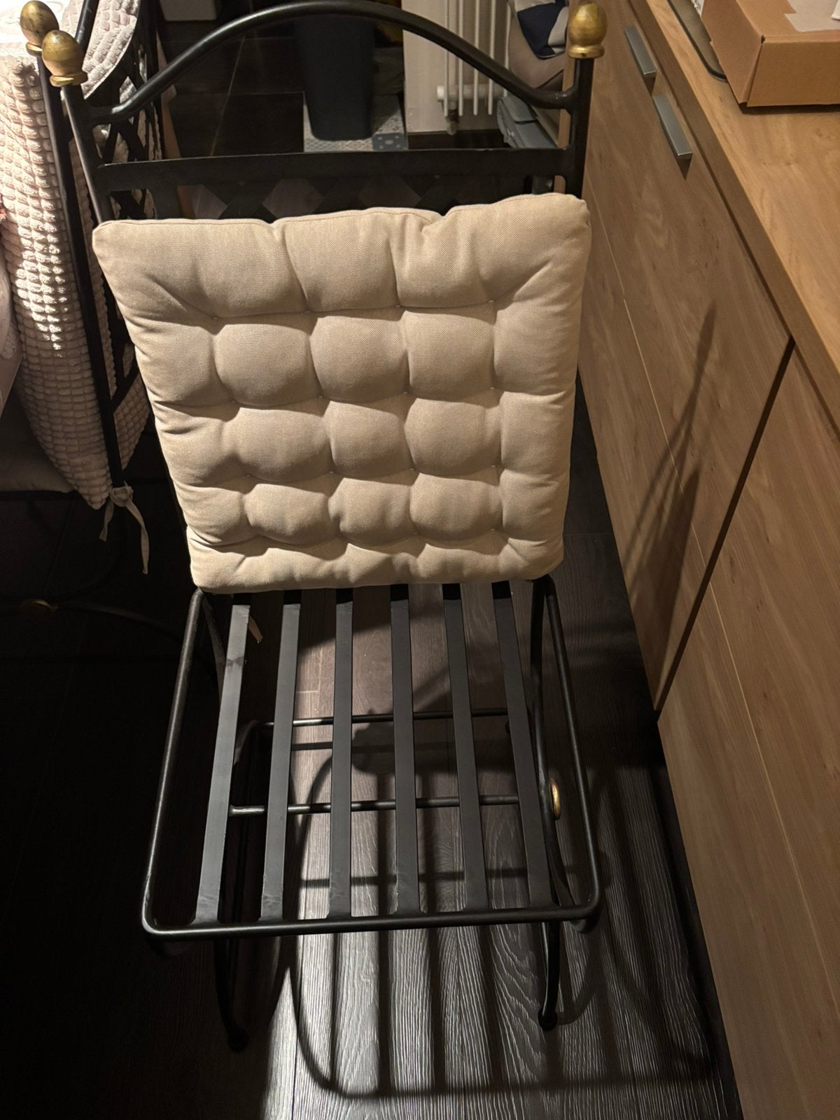 Chaise fer forgé, Comme neuf, Enlèvement, Cinq, Six Chaises ou plus, Métal