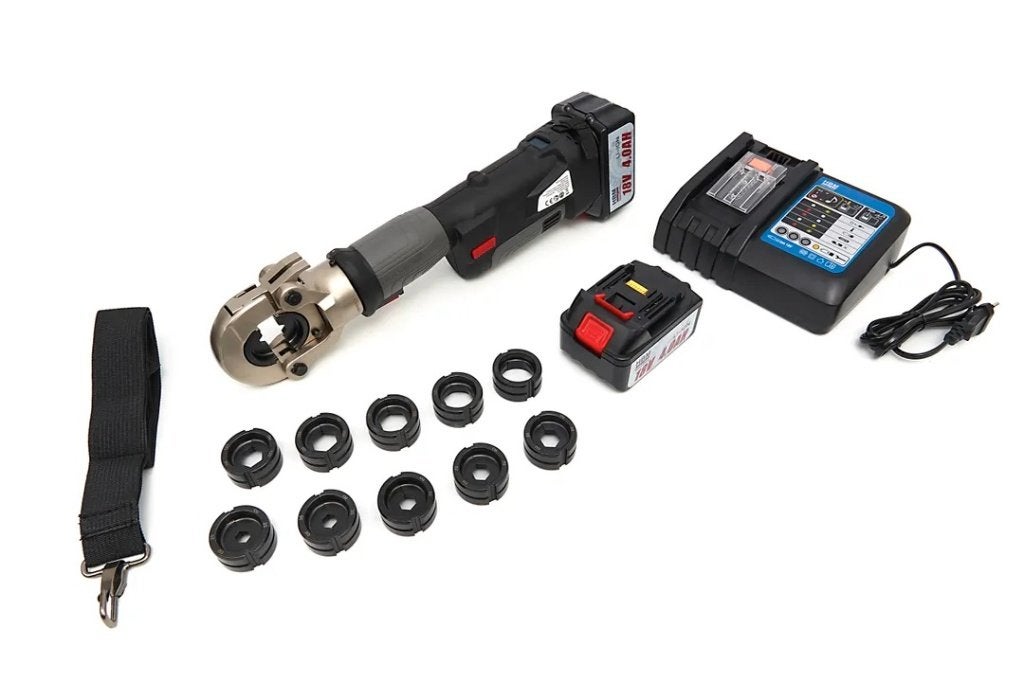 Pince à sertir hydraulique HBM 16-300 mm2 - 60 KN - 18V accu, Enlèvement ou Envoi, Comme neuf
