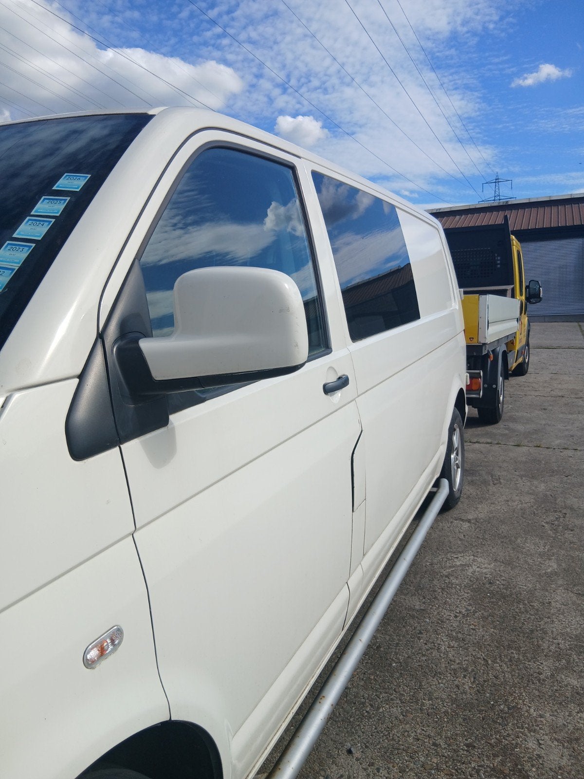 Vente personnel  t5 vw couleur blanc double cabine cl