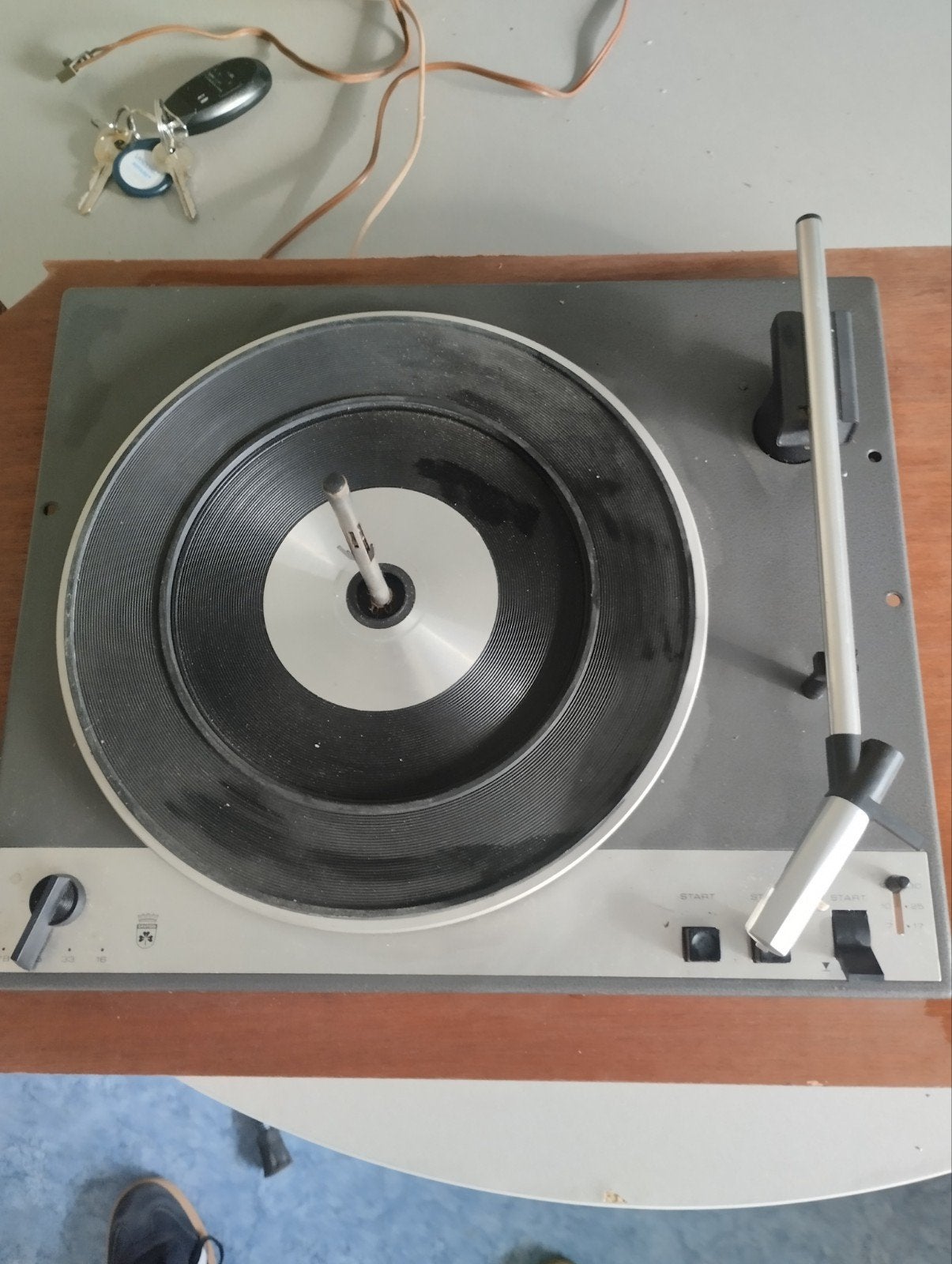 platine vinyle vintage Grundig., Enlèvement