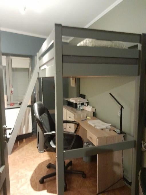 lit mezzanine, Maison & Meubles, Chambre à coucher | Lits superposés & Lits mezzanines, 90 cm, Une personne, Enlèvement, Utilisé