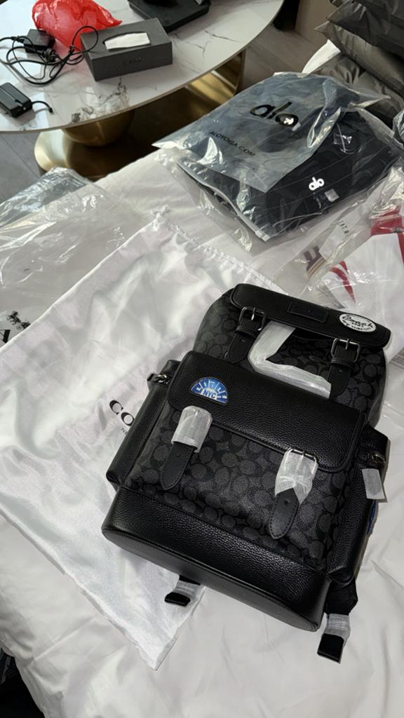 Coach Sac à dos Sprint en toile signature avec écussons, Enlèvement ou Envoi, Neuf