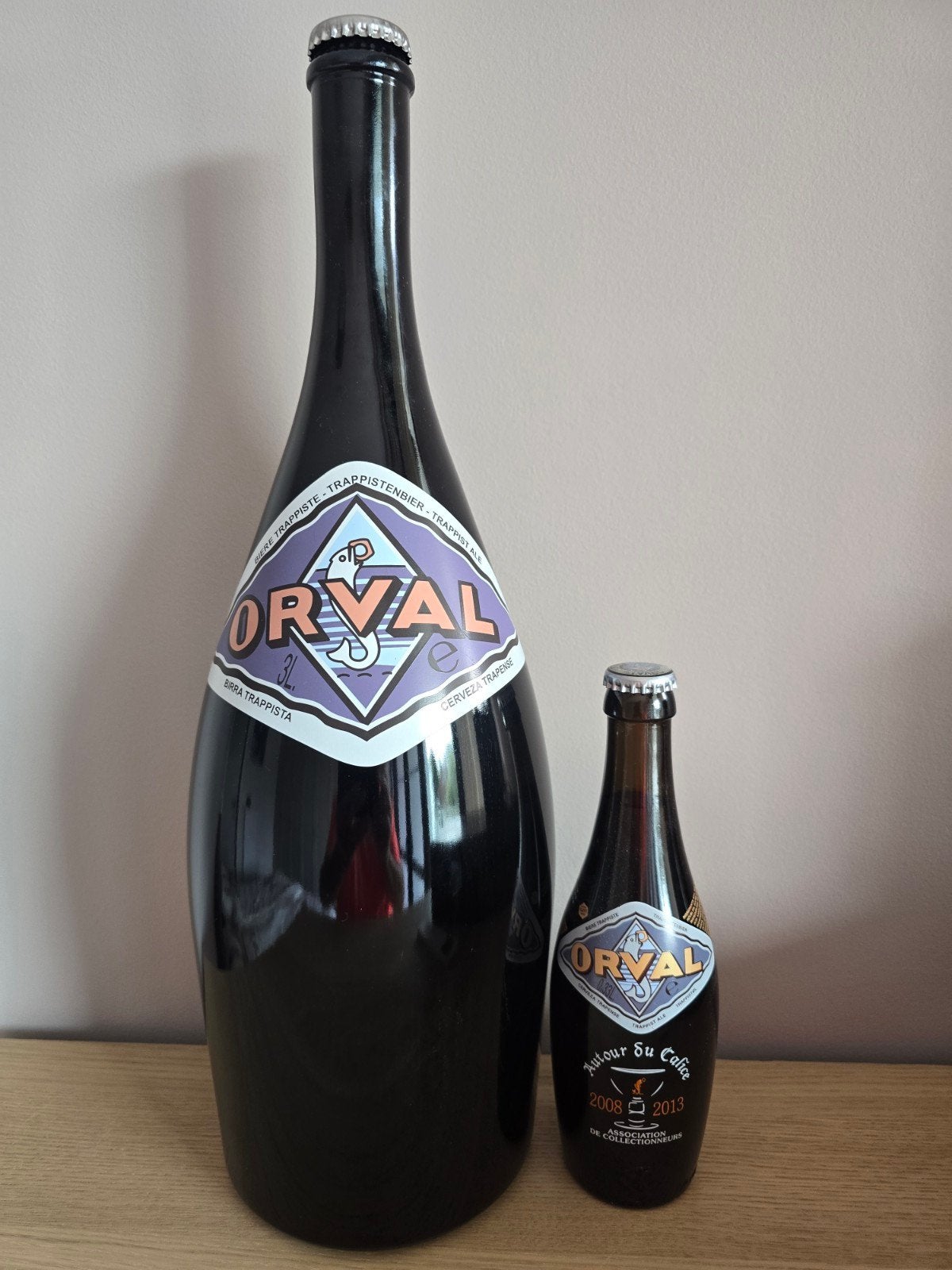 Orval Bouteille 3l Autour du Calice (vide), Collections, Bouteille(s)