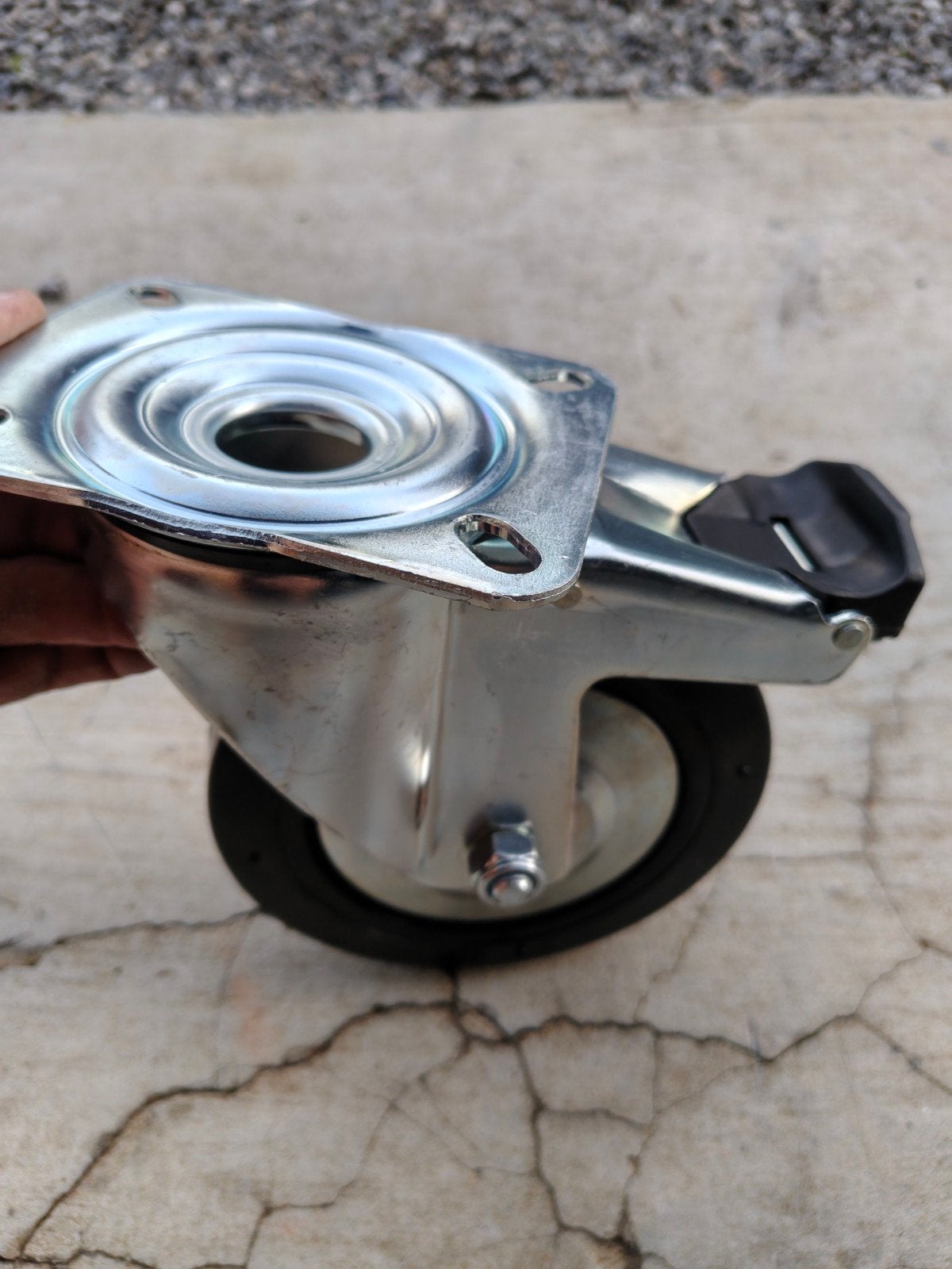 6 roues neuves diamètre 150 avec freins, Enlèvement, Neuf