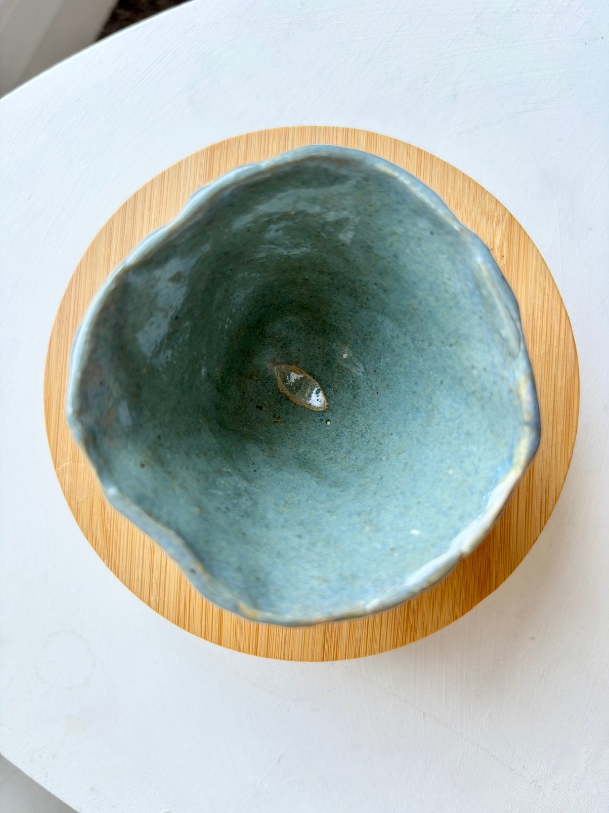 Petit pot/tasse en céramique fait à la main, Enlèvement
