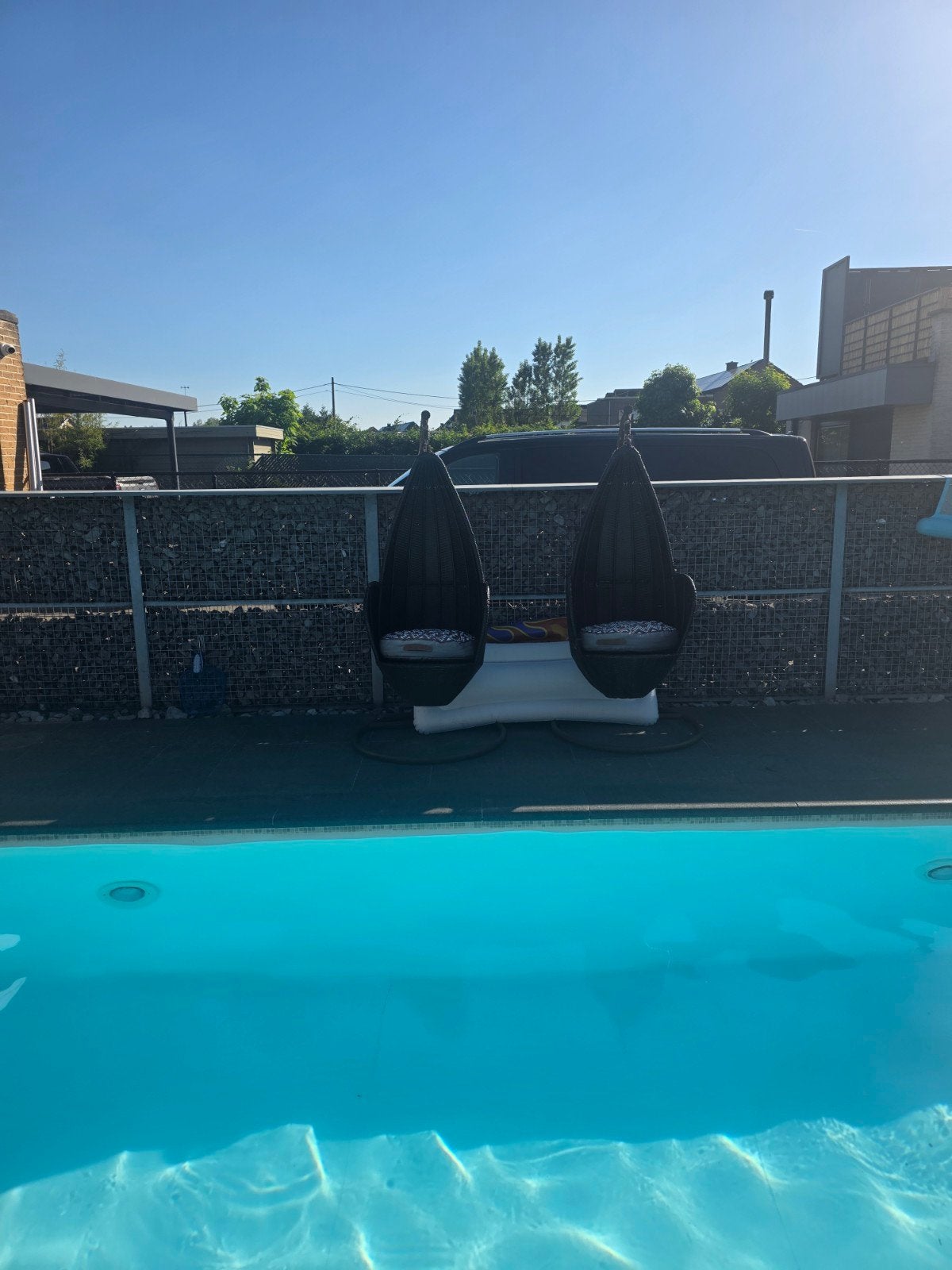 Hang schommel stoelen, Ophalen