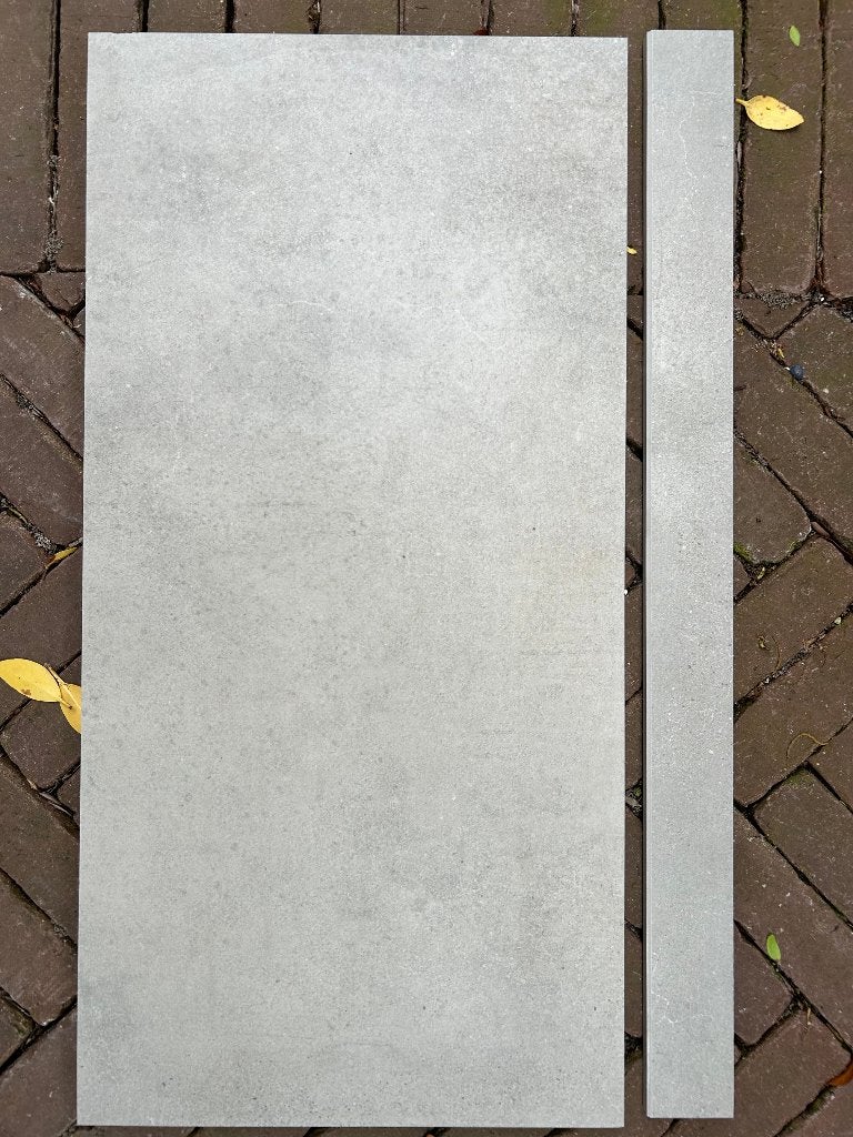 Carrelages Gubi Cloud 30x60 (6,4m2) + plinthes, Doe-het-zelf en Bouw, Tegels, Nieuw, Vloertegels, Keramiek, 40 tot 60 cm, 20 tot 40 cm