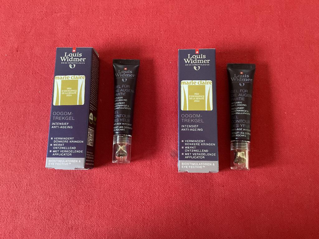 2 x Louis Widmer oogomtrekgel 15ml, Ophalen, Nieuw, Ogen, Reiniging