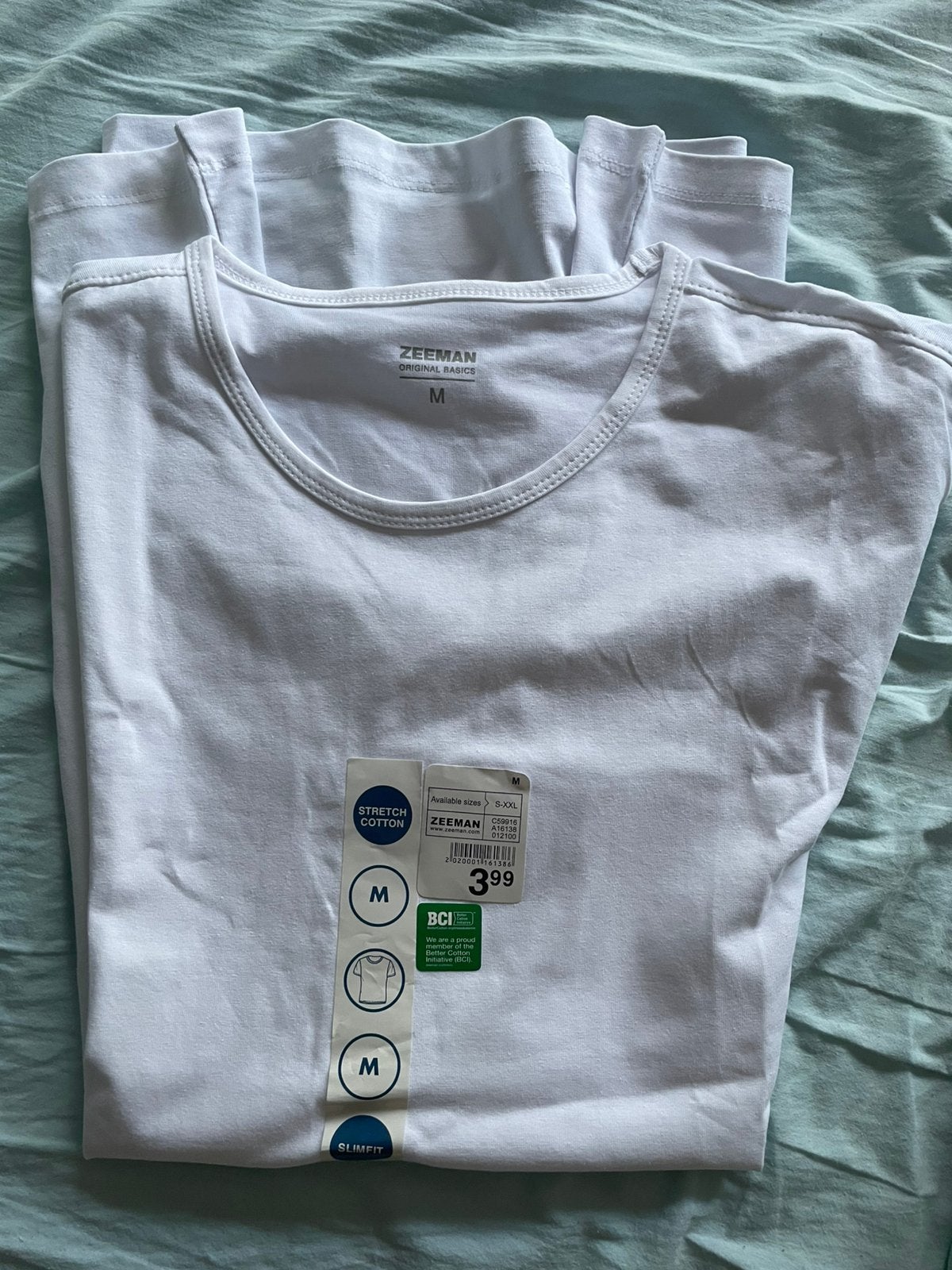 Nieuw t shirt maat M Zeeman, Kleding | Heren, Ophalen of Verzenden, Zo goed als nieuw, Maat 48/50 (M)