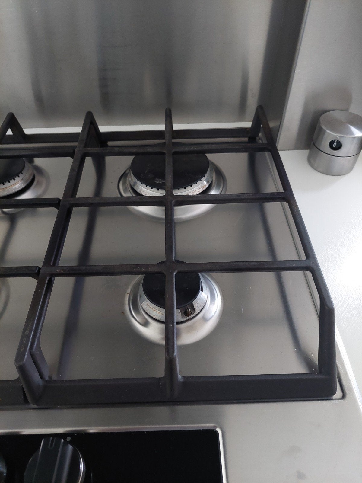 kookplaat op gas ,5pits inox, Ophalen, Gas