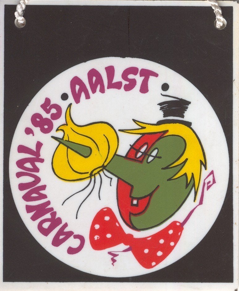 1985 Aalst carnaval medaille, Enlèvement, Autres matériaux