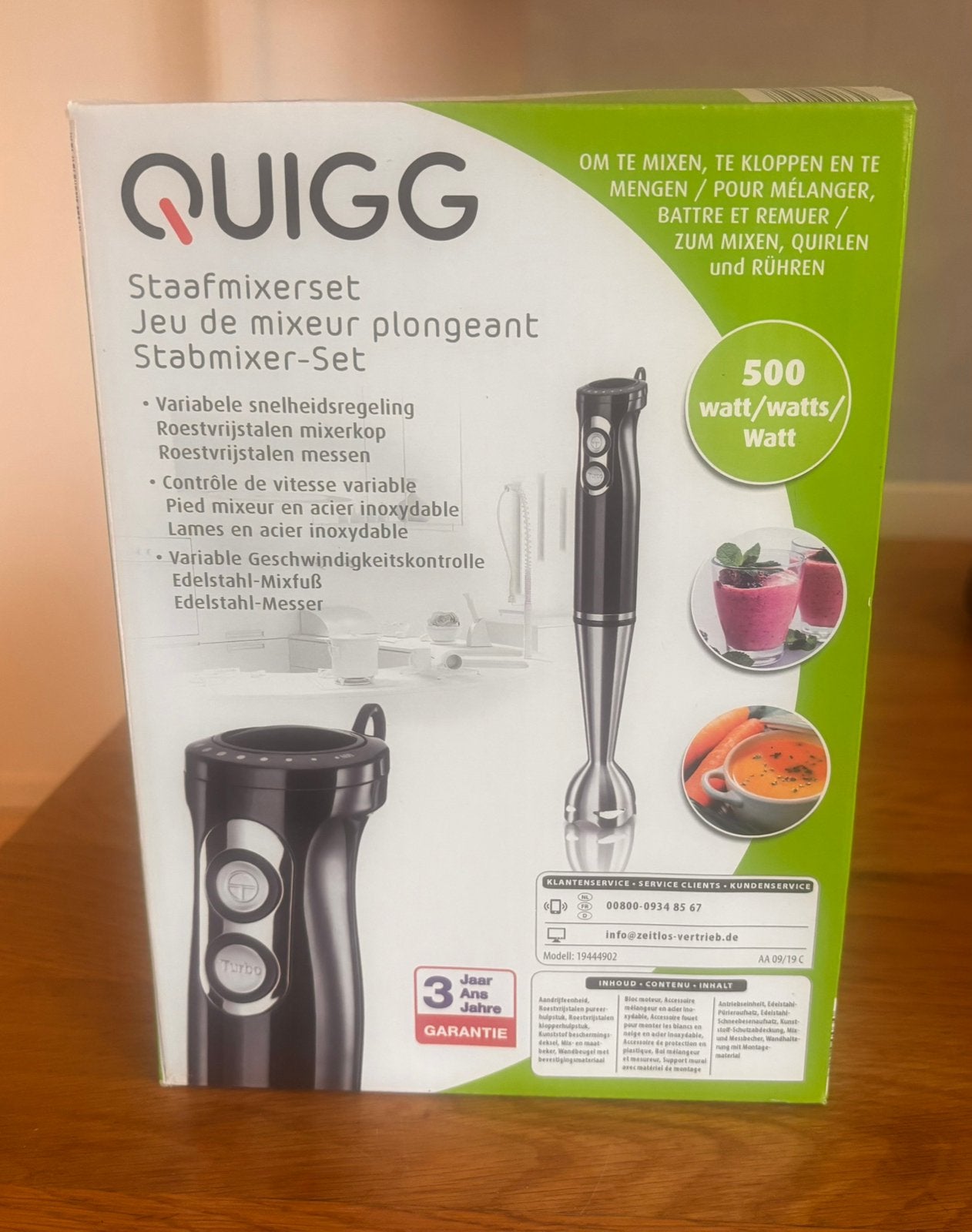 Mixeur à mains, Ophalen, Nieuw