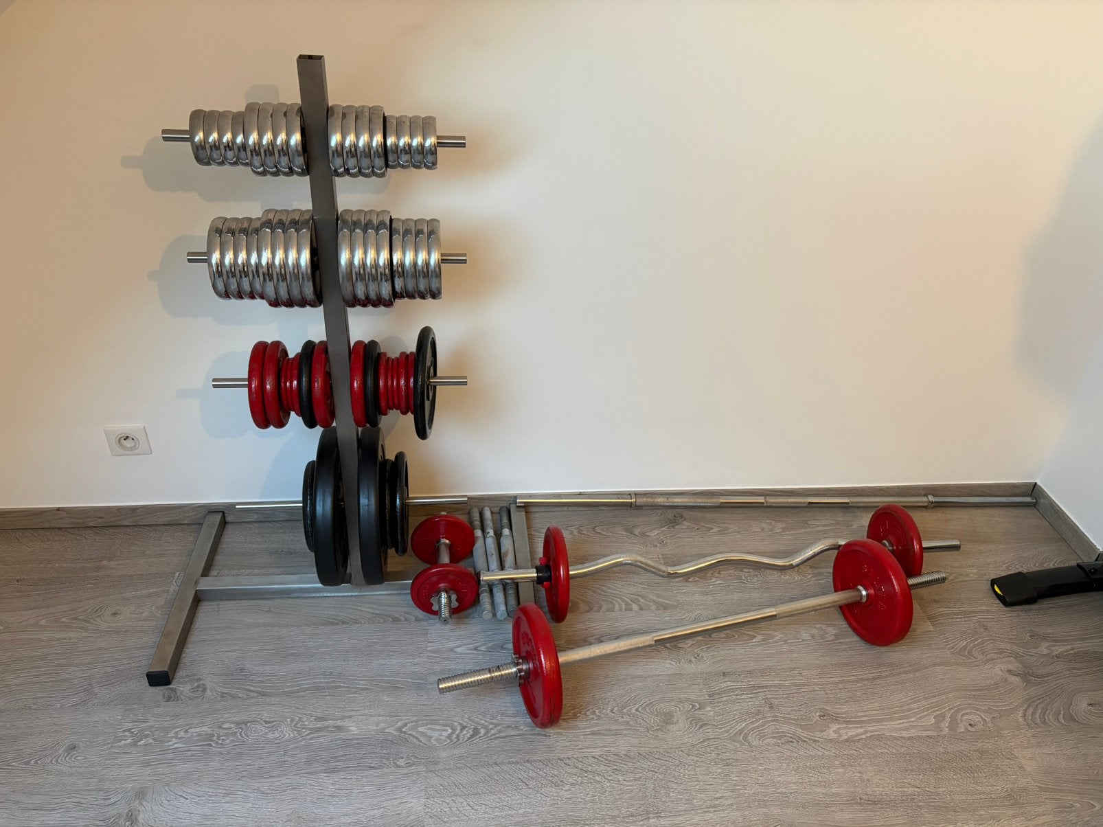 Barres et poids de musculation, Sports & Fitness, Enlèvement, Comme neuf