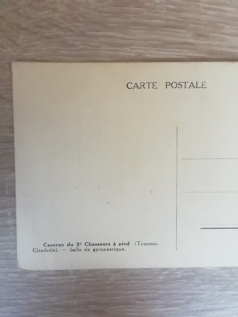 Postkaart caserne du 3e chasseurs à pied, Collections, Objets militaires | Général, Enlèvement ou Envoi