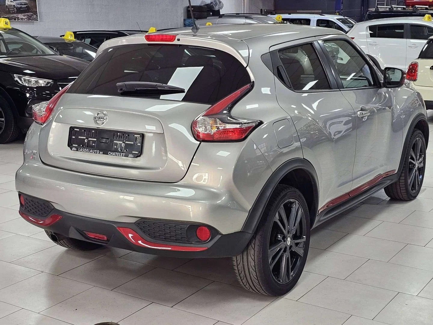 Nissan Juke 1.2i N-LINE CAMERA (Climatisation Auto) Cruise S, Autos, Nissan, 1197 cm³, Argent ou Gris, Achat, Euro 6
