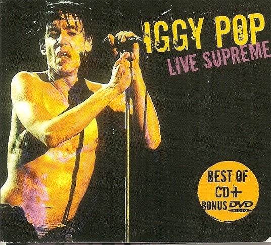 CD + DVD Iggy POP - Live in Paris 1991, Enlèvement ou Envoi, Comme neuf, Pop rock, Digipak