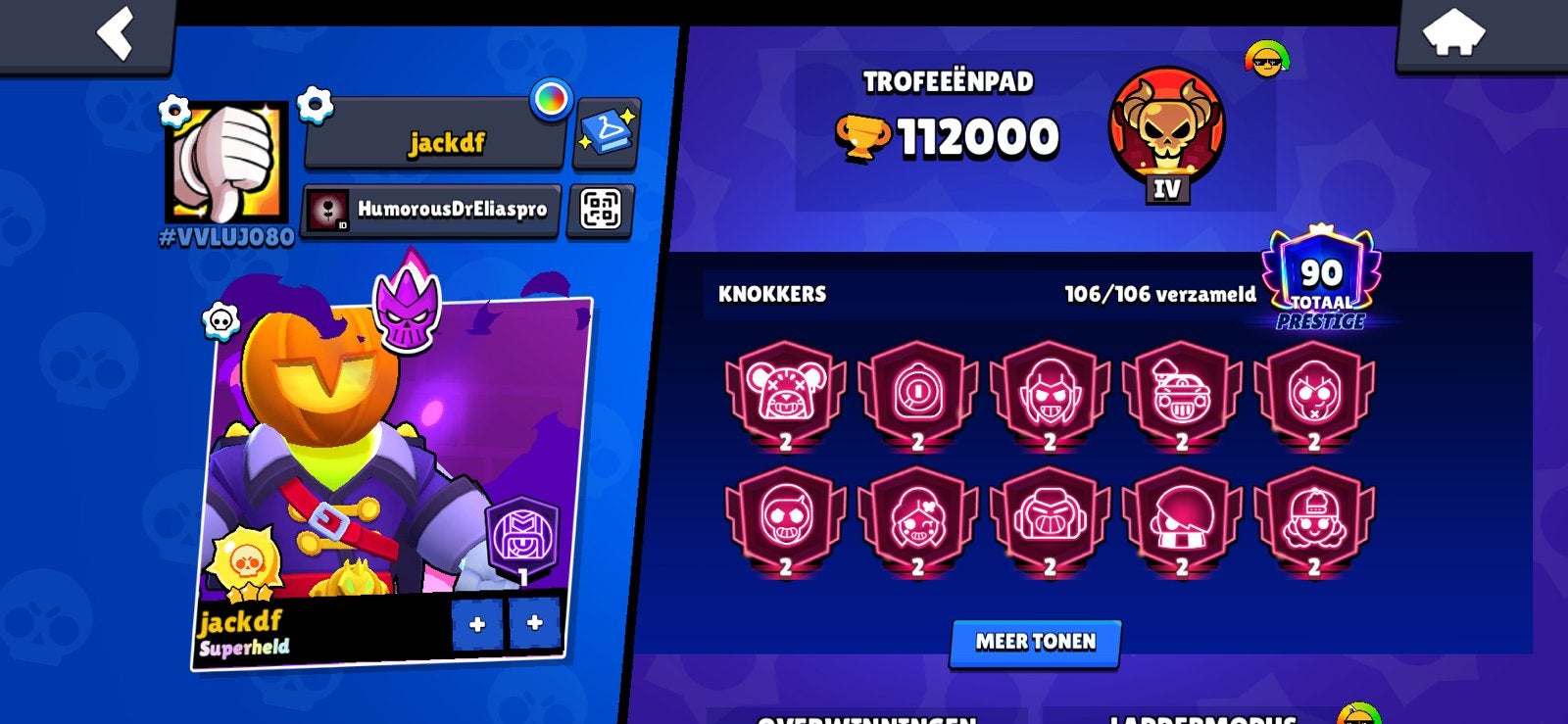 Brawl stars 112k+, Games en Spelcomputers, Ophalen of Verzenden, Zo goed als nieuw
