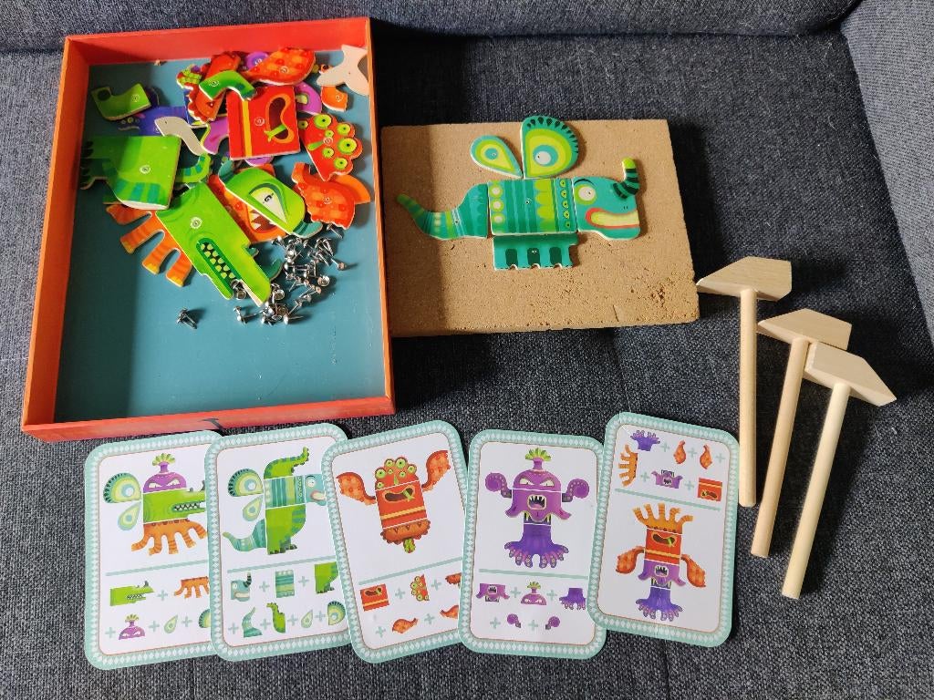 Djeco hamertje tik monsters, Ophalen, Gebruikt, Overige typen