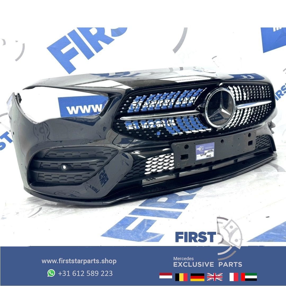 W118 CLA AMG BUMPER ZWART WIT GRIJS VOORBUMPER + DIAMOND GRI, Utilisé, -, Avant, -