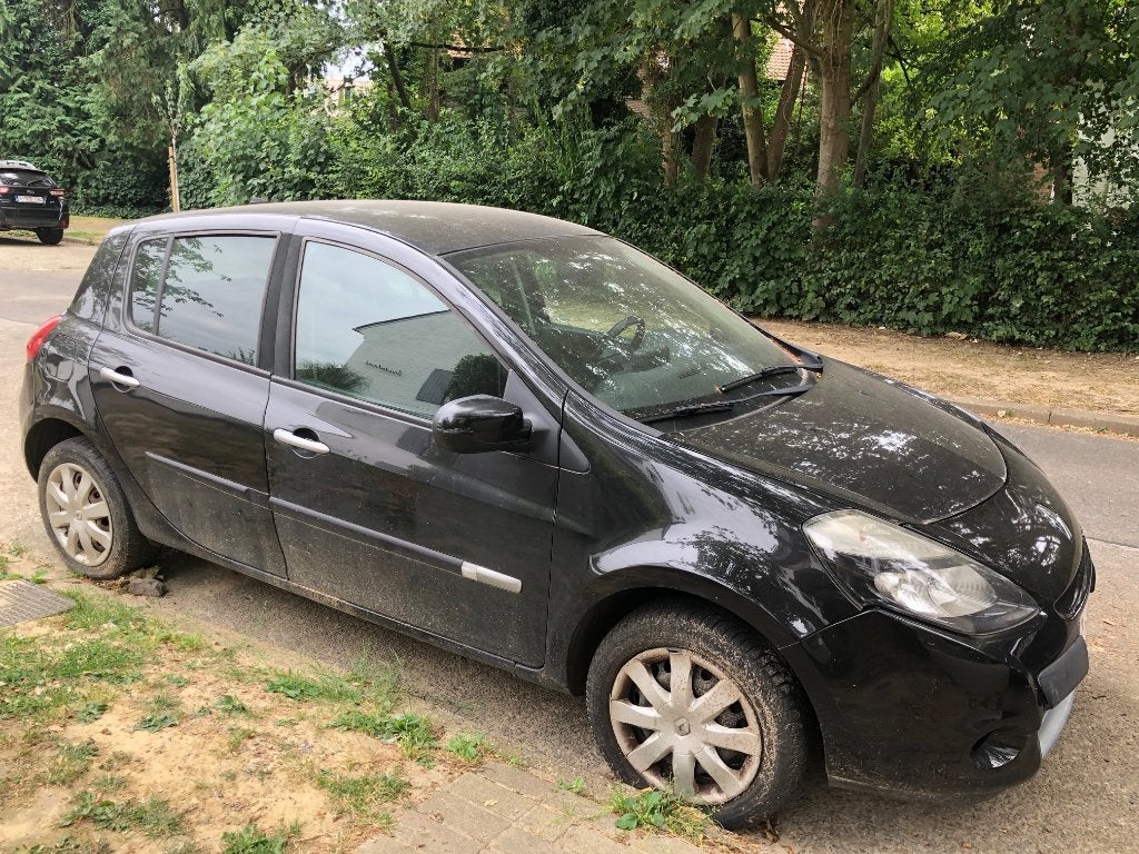 renault clio 2012, Auto's, Euro 5, Zwart, Handgeschakeld, 5 deurs
