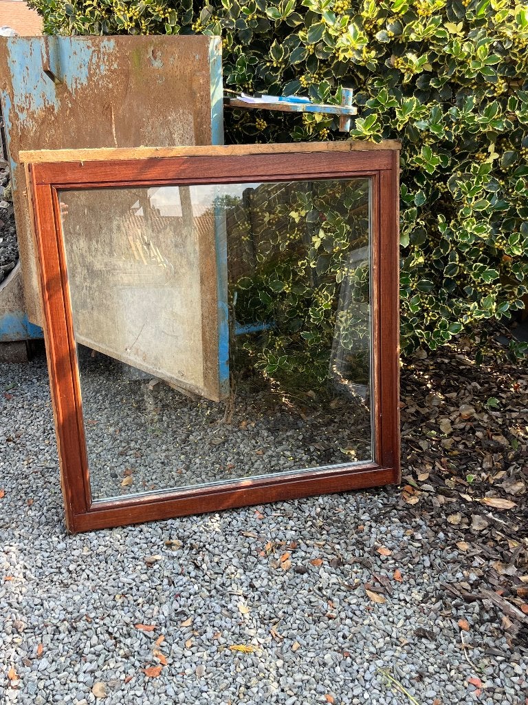 2 ramen dubbel glas 98 x 98, Double vitrage, Fenêtre de façade ou Vitre, Enlèvement, Utilisé