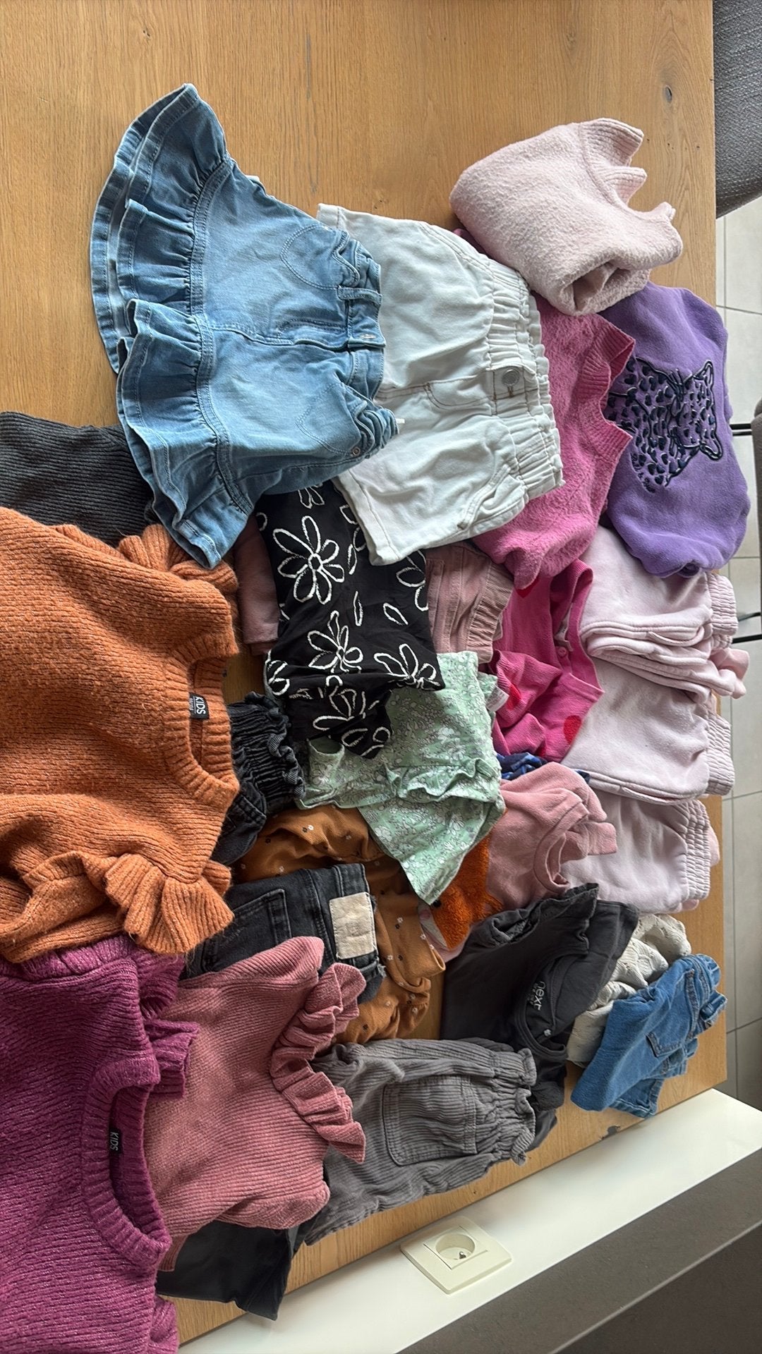 Pakket meisjes kleding maat 98, Ophalen, Gebruikt, Overige maten