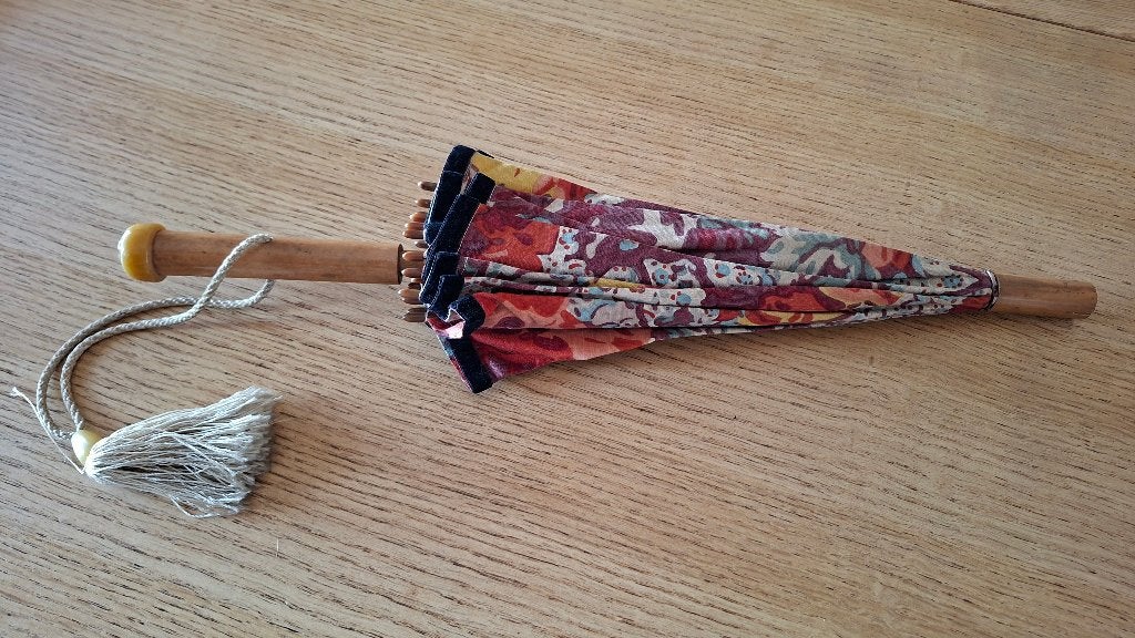 Vintage parasol, Ophalen of Verzenden, Zo goed als nieuw, Minder dan 1 meter, Overige typen