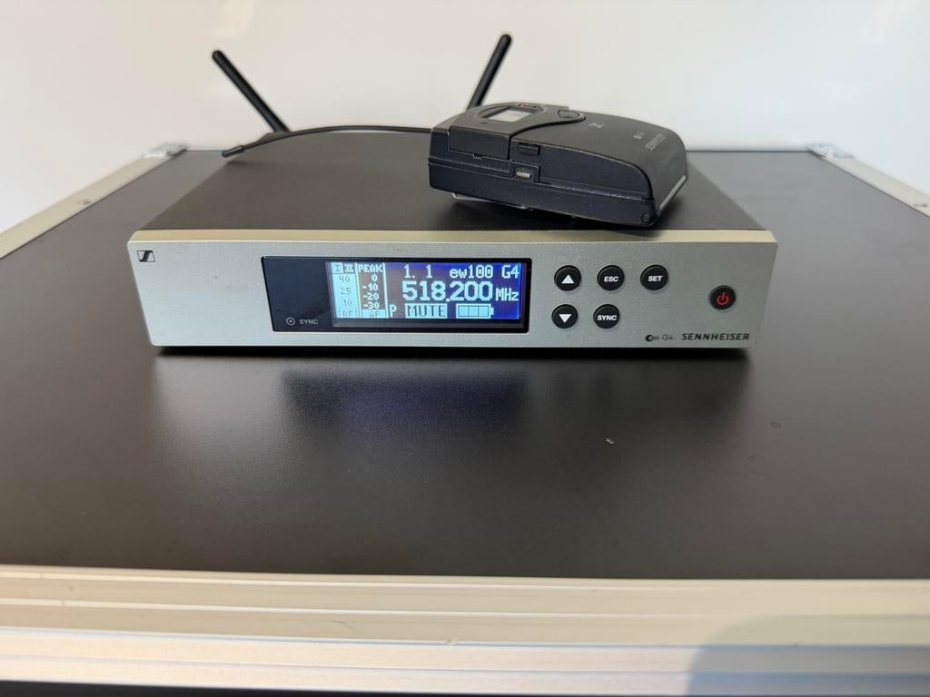 Sennheiser EW100 G4 - A Band Draadloze set, Ophalen of Verzenden, Zo goed als nieuw, Draadloos