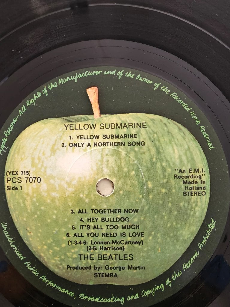 The Beatles – Yellow Submarine PCS 7070 (1969), Cd's en Dvd's, Ophalen, Zo goed als nieuw