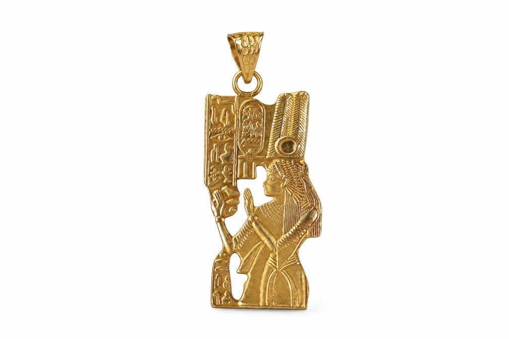 18 karaat gouden Egyptische hanger – 3,9 g, Ophalen