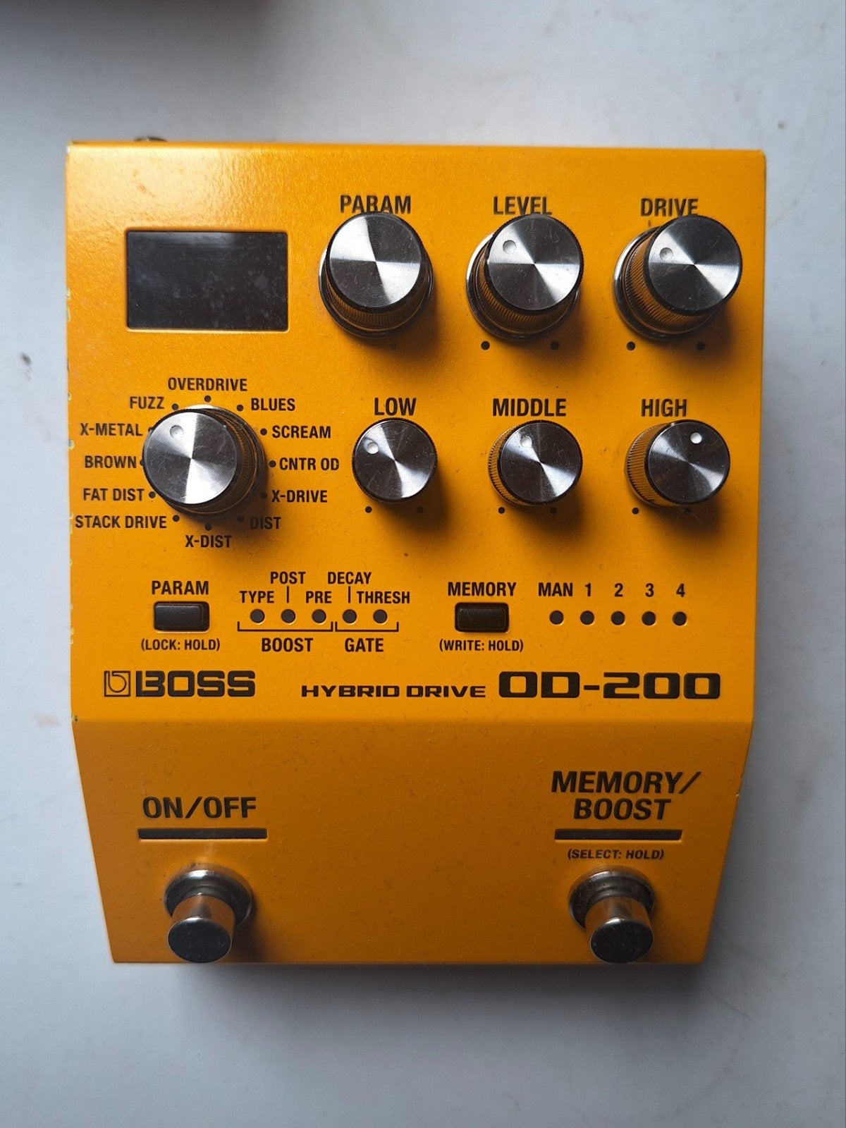 Boss OD-200 hybride overdrive-pedaal, Muziek en Instrumenten, Effecten
