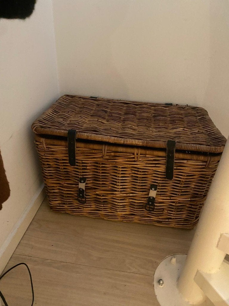 Boîte de rangement en osier, Moins de 50 cm, 50 à 100 cm, Comme neuf, Enlèvement