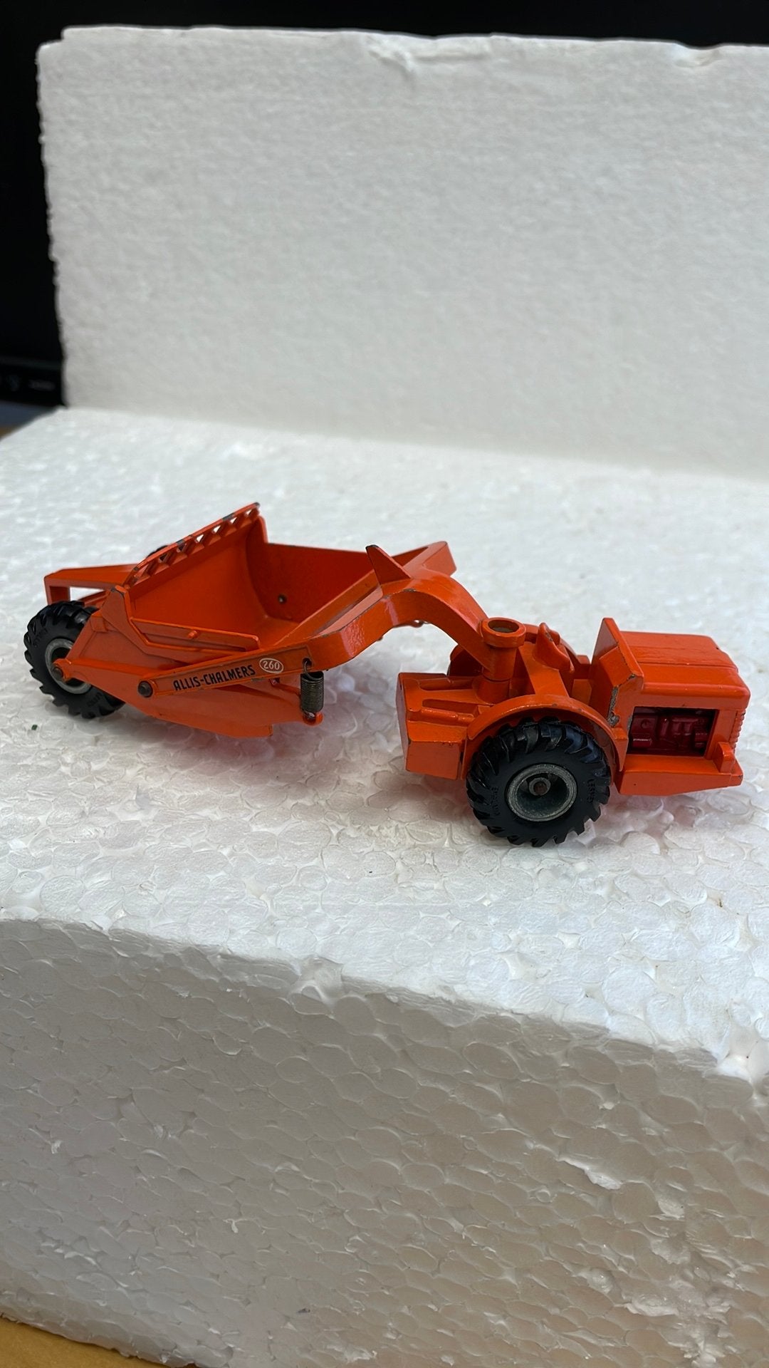 Matchbox King Size 6 Allis-Chalmers Motor Scraper, Ophalen of Verzenden, Zo goed als nieuw, Motor