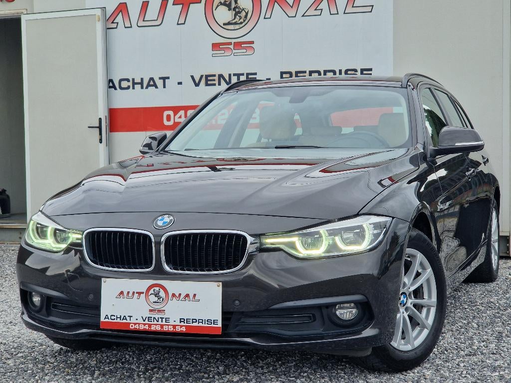 BMW 316 dAS 116CH Touring*CARNET*FULL LED*GPS*CUIR*PDC, Autos, BMW, Entreprise, Série 3, ABS, Airbags, Air conditionné, Alarme