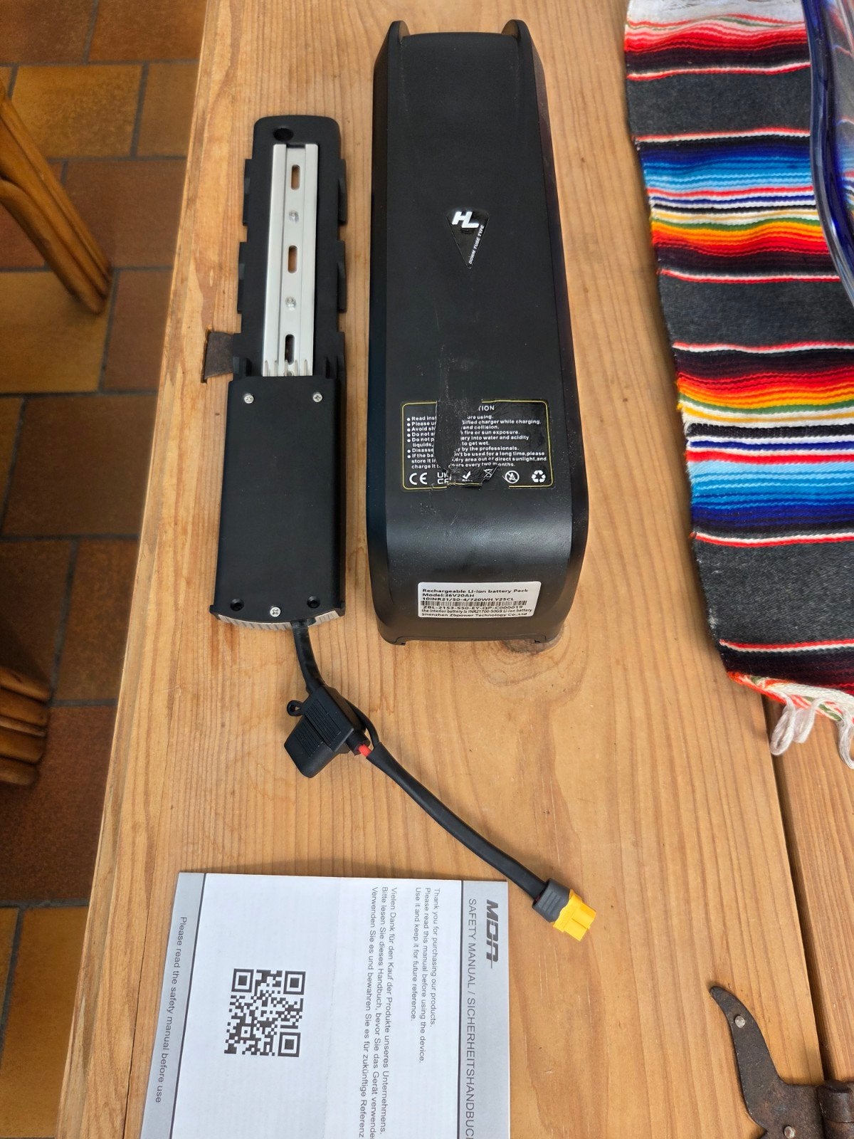 Nouvelle batterie de vélo 36V20AH avec chargeur., Enlèvement ou Envoi