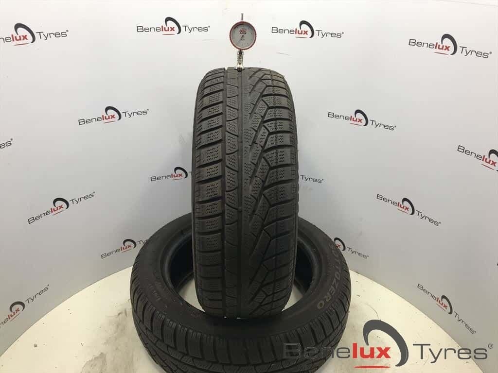 winter 195/55R16 87H Pirelli Sotto Zero 195/55 R16 195/55/16, Auto-onderdelen, Banden en Velgen, Ophalen, Gebruikt, -, Winterbanden
