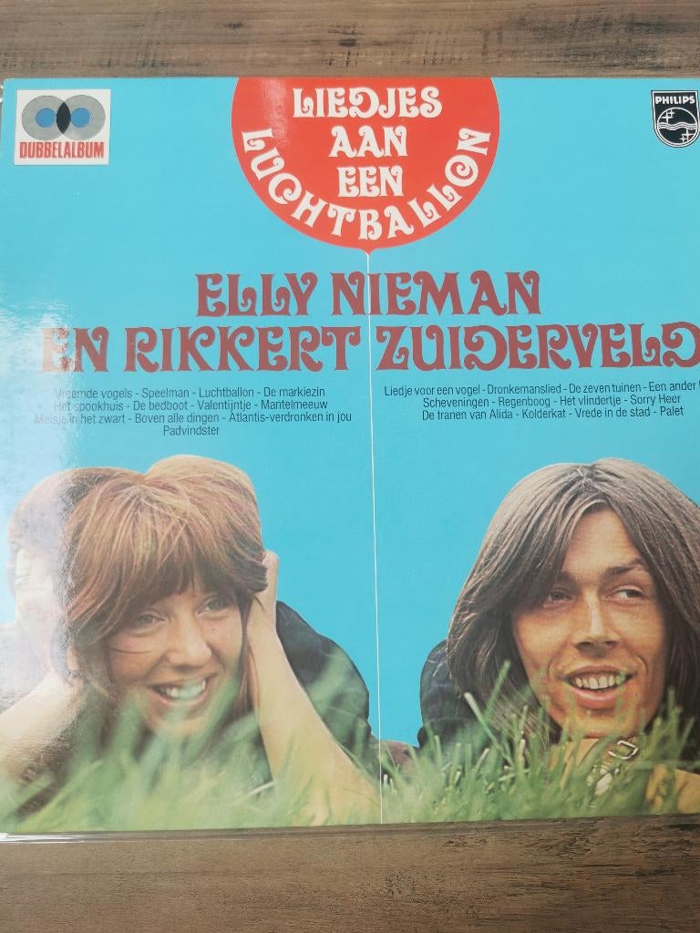 Elly Nieman En Rikkert Zuiderveld Liedjes Aan Een Luchtballo, Ophalen, Zo goed als nieuw, 12 inch, Levenslied of Smartlap