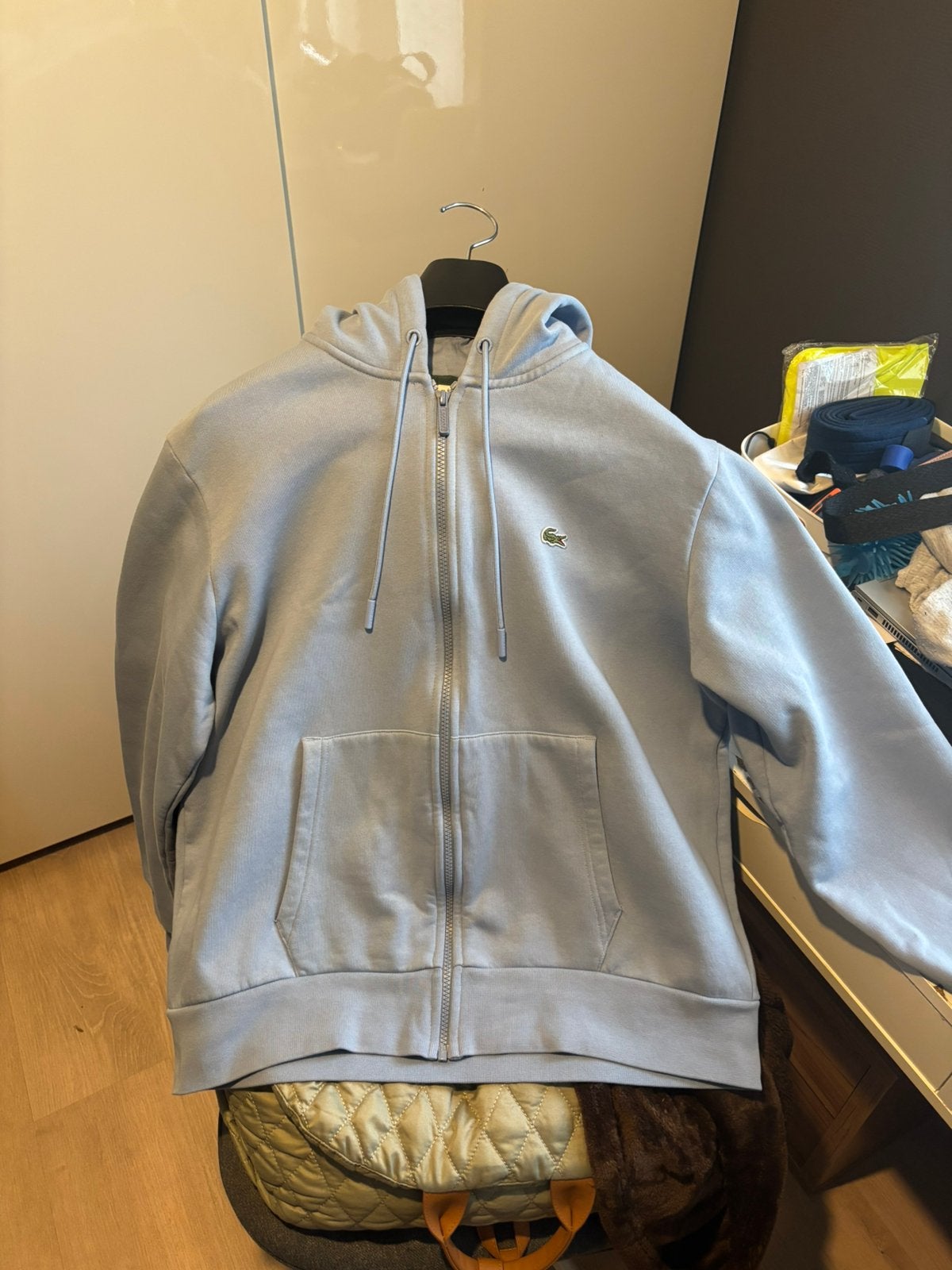 Sweat-shirt zippé en polaire Lacoste Classic Fit, Enlèvement, Comme neuf
